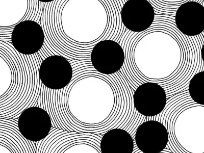 Concentric Circles Polka Pattern Texture  Texture