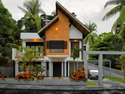 Exterior architectural model  3D model