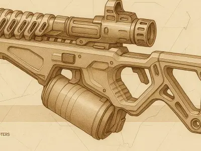 Pulsebreaker Low-poly 3D model