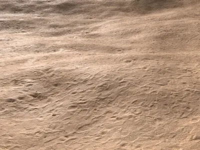 Sand Beach 02 PBR Low-poly 3D model