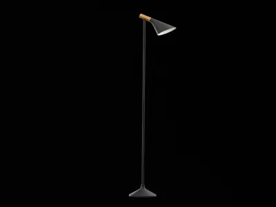 Stand Office Lamp Low-poly 3D model