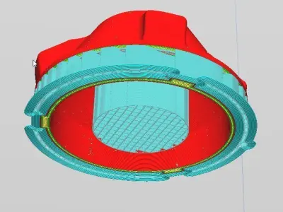 Yamaha Super Tenere XT1200-Extended Big Light Caps For Led Light 3D print model