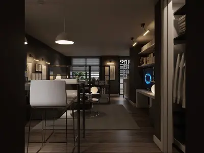 New York Apartment 3Dmax model 3D model  3D model