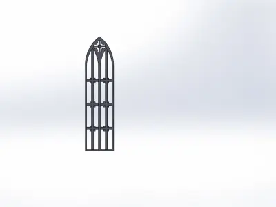 SET OF GOTHIC WINDOWS 3D print model