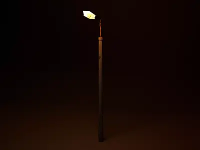 old street lamppost 3D model