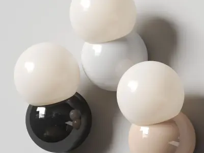 Orb Wall Lamp - Dekoor 3D model