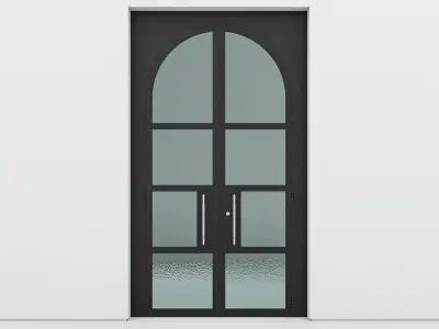 Aluminium door 332 3D model