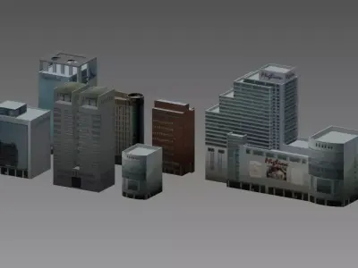 Low capacity building Free 3D model