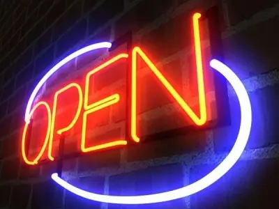 Open Sign 2 3D model