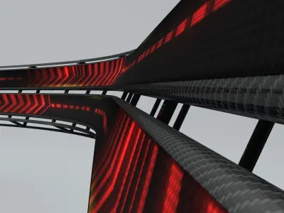 Road Billboard 3D model