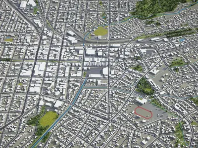 Ballarat  Low-poly 3D model