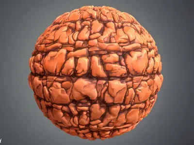 Stylized Cliffs Vol 29 - Hand Painted Texture Texture