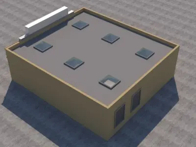 American Store  Market 3D model