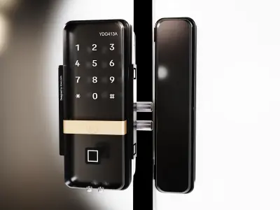 Large Digital Door Lock Low-poly 3D model YDG413A  Low-poly 3D model