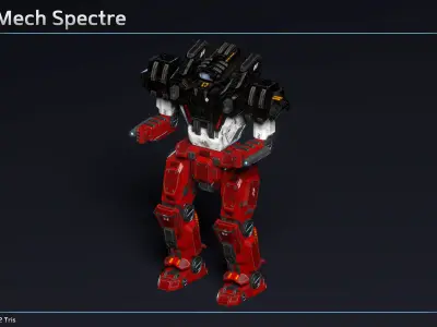 Light Mechs Collection I 3D Model Pack