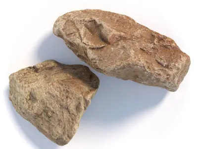 136 stone 3D model