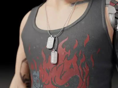 Johnny Silverhand -  Cyberpunk 2077  3D model