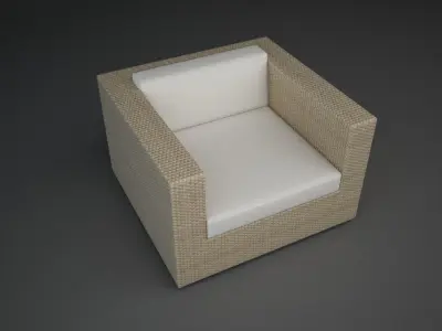 Patio Furniture Set 2 3D model