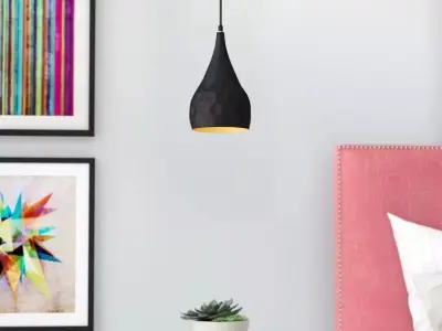 Reinhold Light Single Teardrop Pendant 3D model