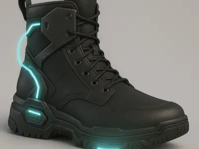Cyberpunk Outfit Modular Kit GameReady include free character 3D model