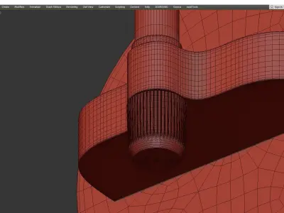 TRIGGER WALL Low-poly 3D model
