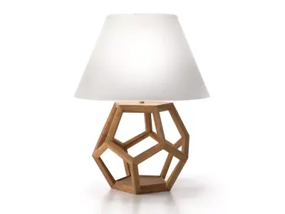 Dustin geometric table lamp 3D model