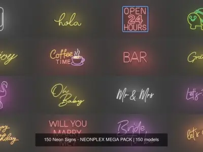 150 Neon Signs - NEONPLEX MEGA PACK