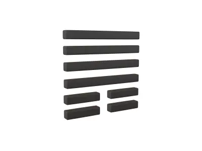 I Ching Hexagrams 33 dun v1 001 Low-poly 3D model