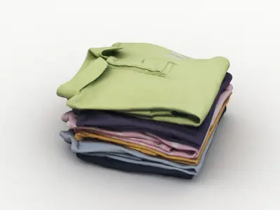 Polo Shirts 2 3D model