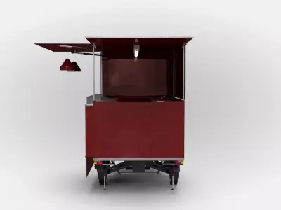 Ape Classic Food Truck 3D model