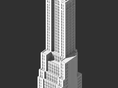 Lefcourt Colonial Building 3D print model