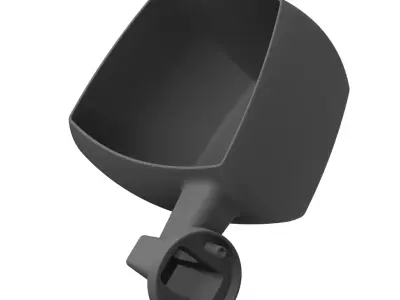 Cargo Truck Mirror Cover 3D model