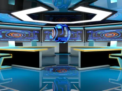 Sci Fi Interior  3D model