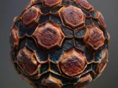 Material Skin Alien 20 Seamless PBR Texture Texture