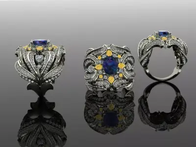 DiAMONT  jawelry model  Texture