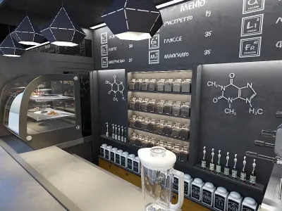 Street Cafe 3D model