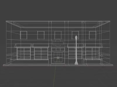 City Building 2 Low-poly 3D model