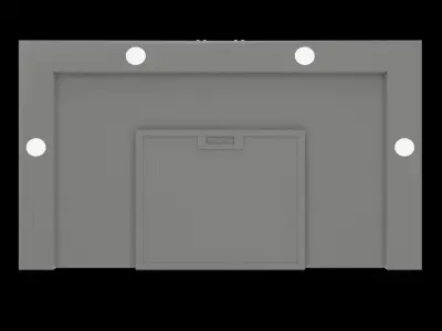 Ceiling Shaft Low-poly 3D model