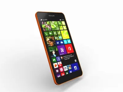 Mobile phone Lumia 535 3D model