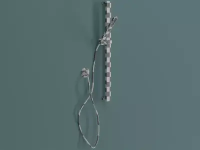 Shower Column - Modern Bathroom 3D Model Low-poly 3D model