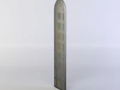 Window tall tower Low-poly 3D model