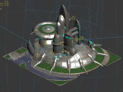 Mechanical Building - Fleet Lord 03 3D model