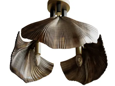 Ginkgo ceiling chandelier 3D model