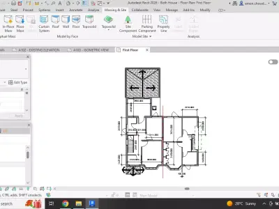 Traditional Residential House 3D model