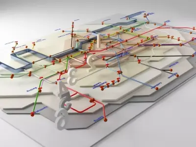 London Underground Map 3D 3D model