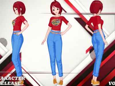 Anime Characters Pack Vol I