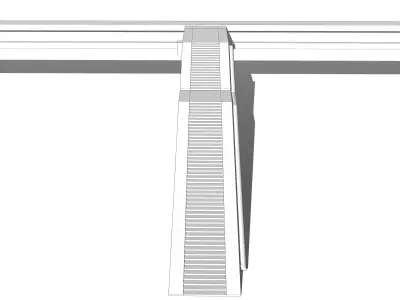 Blame Megastructure Modular Transportation Systems 3D kit Low-poly 3D model