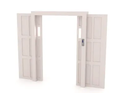 Echo base Control Room Door 1-12 scale Blackseries  3D print model