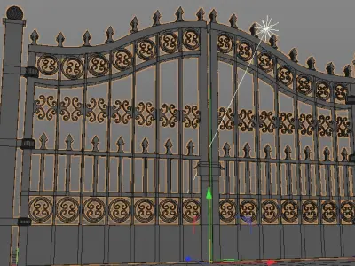 Ferforge Gate 3D model