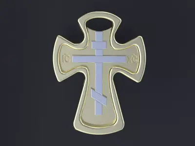 Orthodox cross cnc model or  3D print model